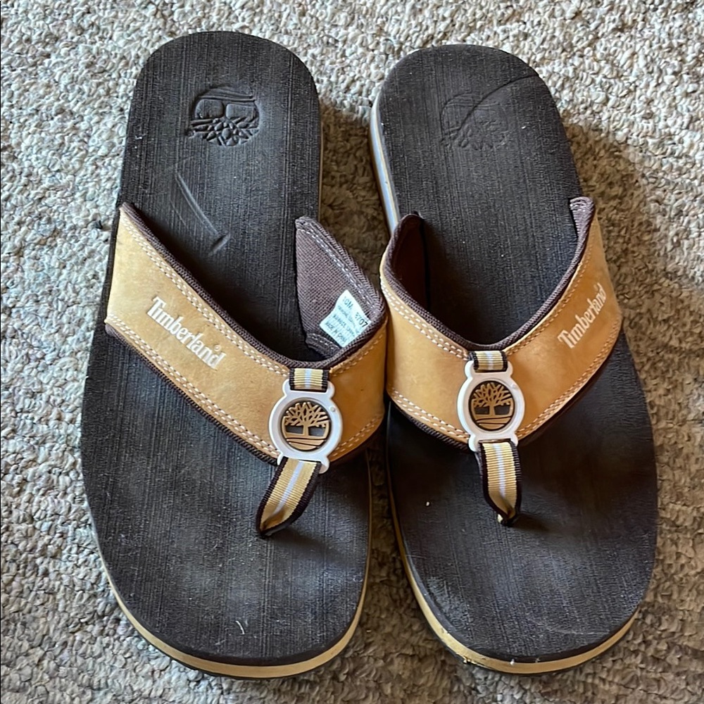 Timberland Two-Tone Flip Flops